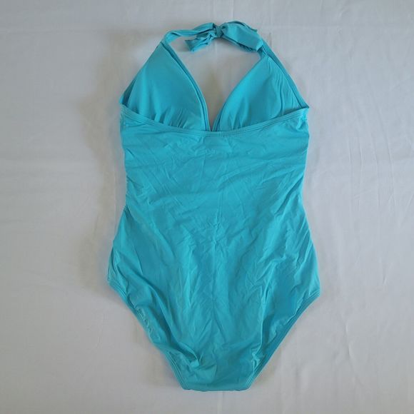 Tommy Bahama Women's One Piece Swimsuit Blue Size 10 - Picture 2 of 4